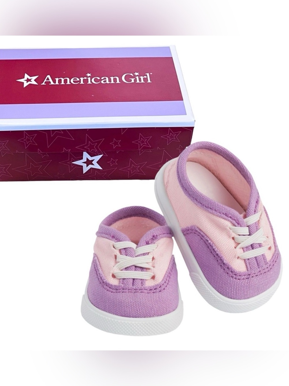 American Girl Truly Me Two Tone Sneakers Shoes 18” Doll 2016 w/ Box